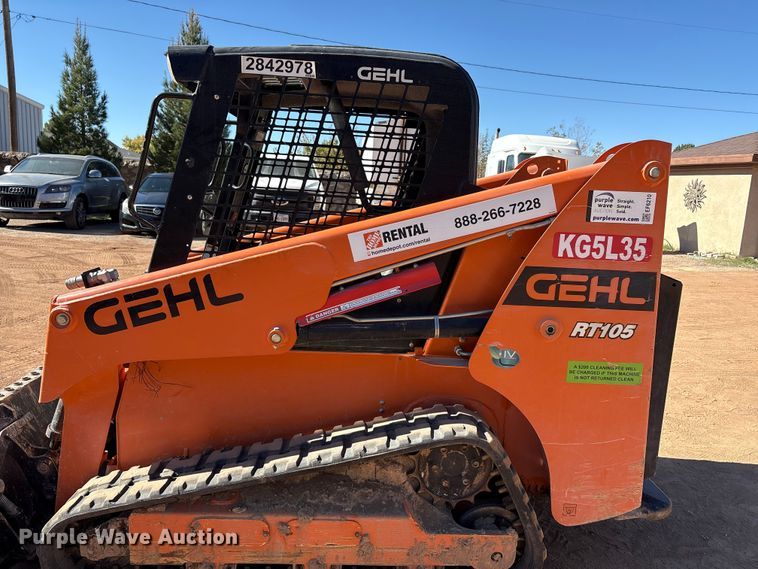 image for item EF6210 2019 Gehl RT105 tracked skid steer loader