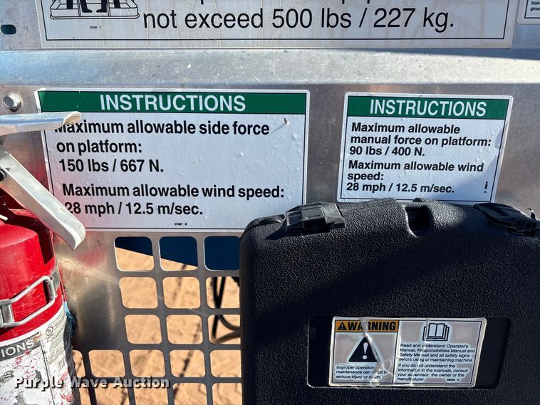 image for item EF6213 2014 Genie S-60X boom lift