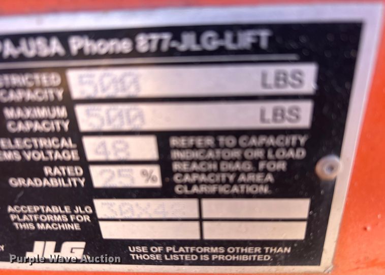 image for item EF6216 2012 JLG E300AJ boom lift