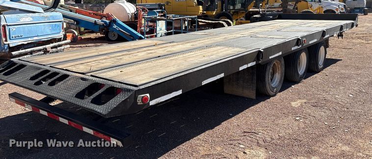 image for item EF6217 2006 Load king 253 TT tilt deck equipment trailer