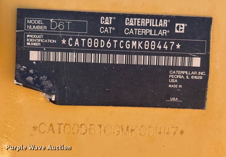 image for item EF6240 2011 Caterpillar D6T XL dozer