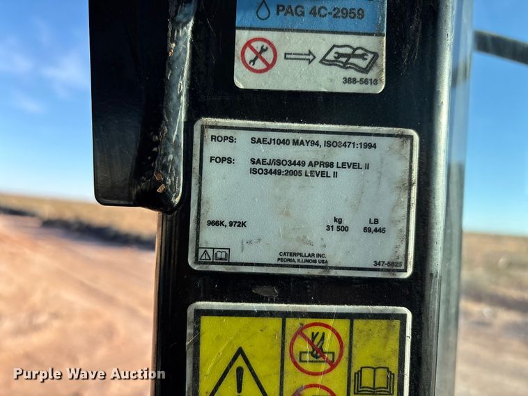 image for item EF6241 2013 Caterpillar 966K wheel loader