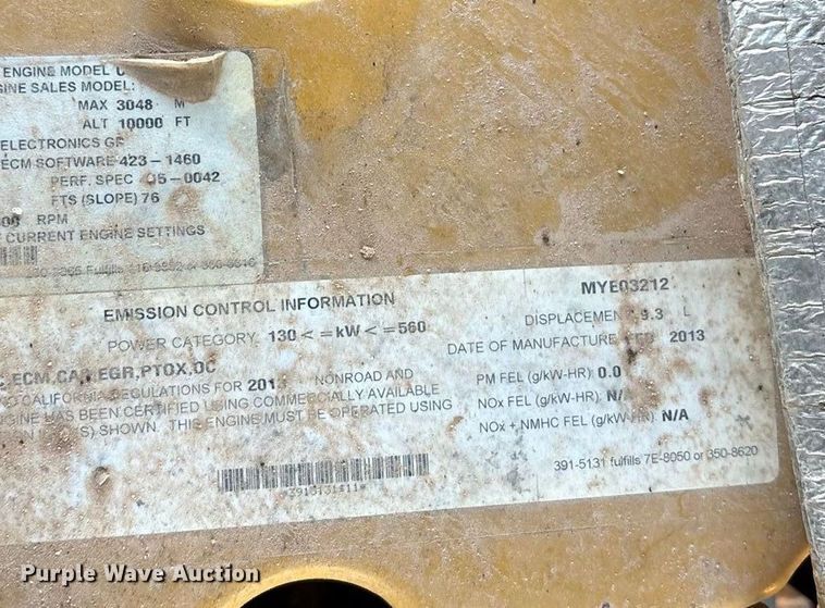 image for item EF6241 2013 Caterpillar 966K wheel loader