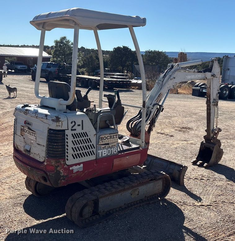 EXCAVADORA 2006 TAKEUCHI TB016