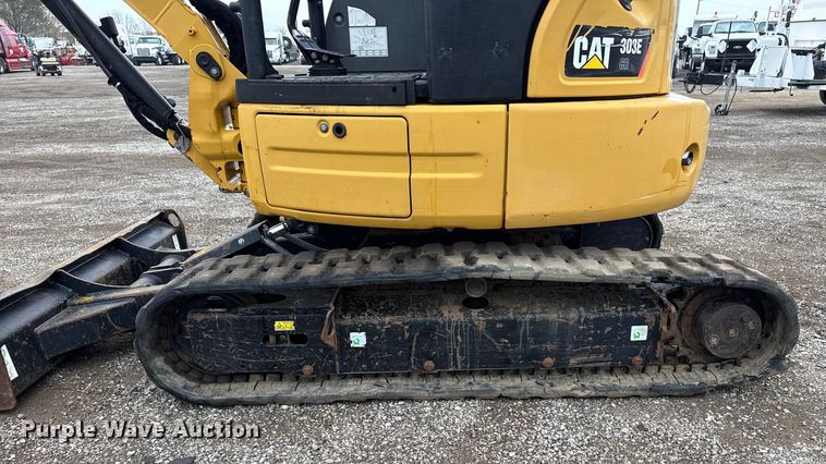 image for item EG1775 2016 Caterpillar 303E CR mini excavator