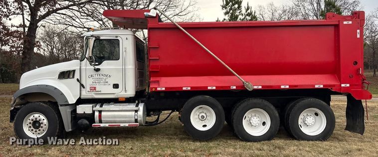 image for item EG8300 2008 Mack GU713 dump truck