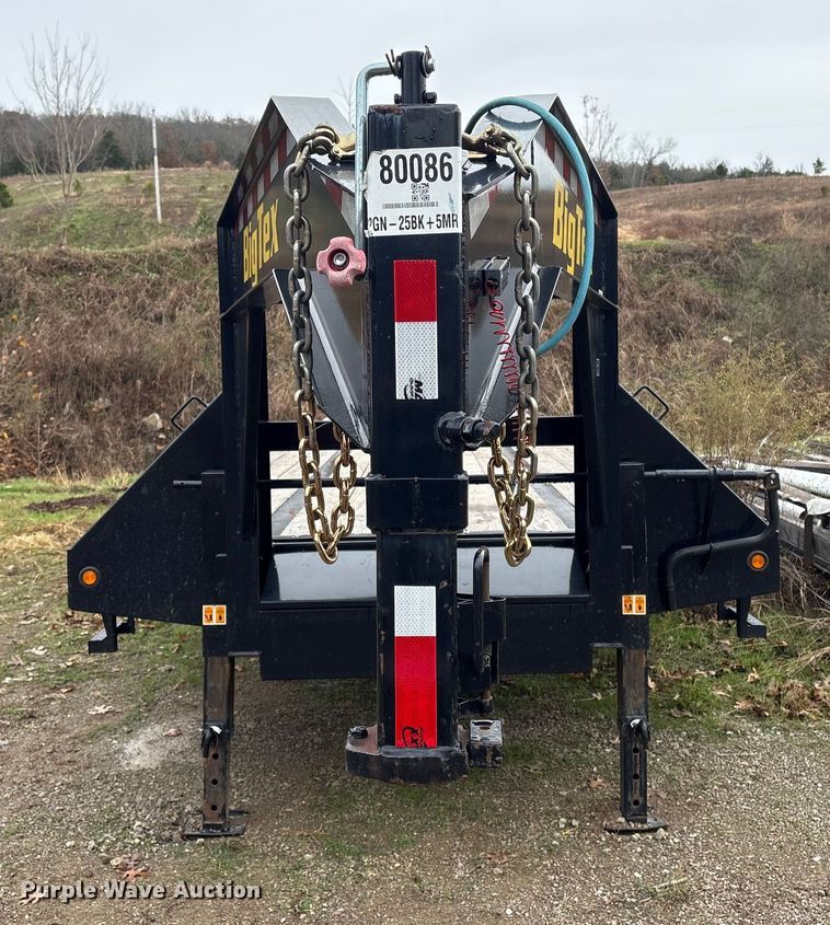 image for item EG8302 2022 Big Tex 25' Gooseneck equipment trailer