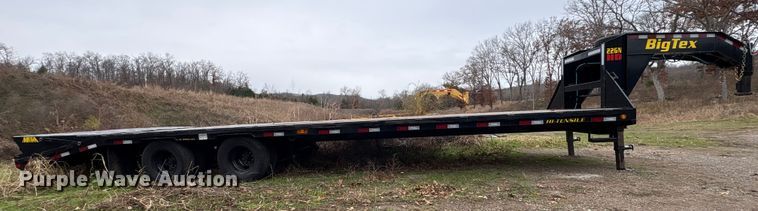 image for item EG8302 2022 Big Tex 25' Gooseneck equipment trailer