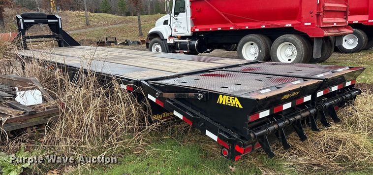image for item EG8302 2022 Big Tex 25' Gooseneck equipment trailer