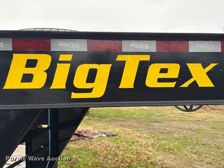 image for item EG8302 2022 Big Tex 25' Gooseneck equipment trailer