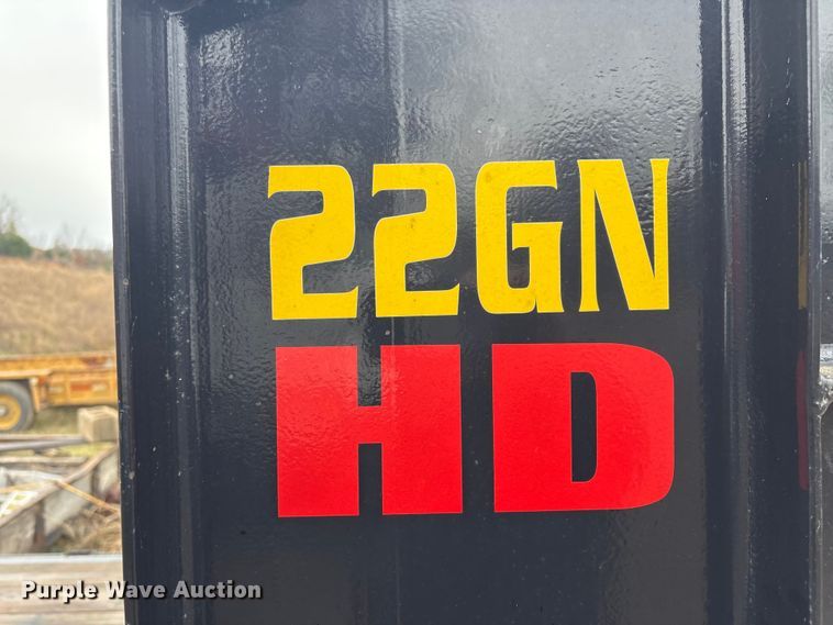 image for item EG8302 2022 Big Tex 25' Gooseneck equipment trailer