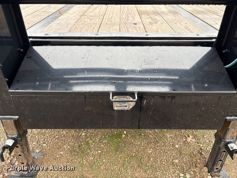 image for item EG8302 2022 Big Tex 25' Gooseneck equipment trailer