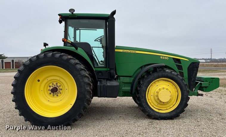 image for item EM0056 2007 John Deere 8330 MFWD tractor