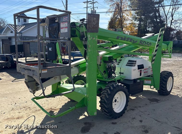 image for item EM6165 2020 Nifty SD50TD 4X4 MK1B boom lift
