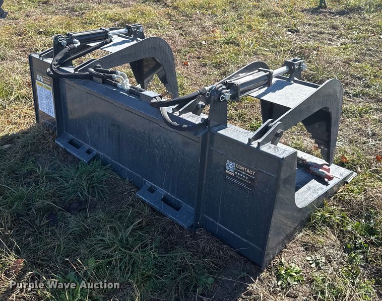 image for item EN0059 2025 Wolverine GB-11-72W skid steer grapple bucket