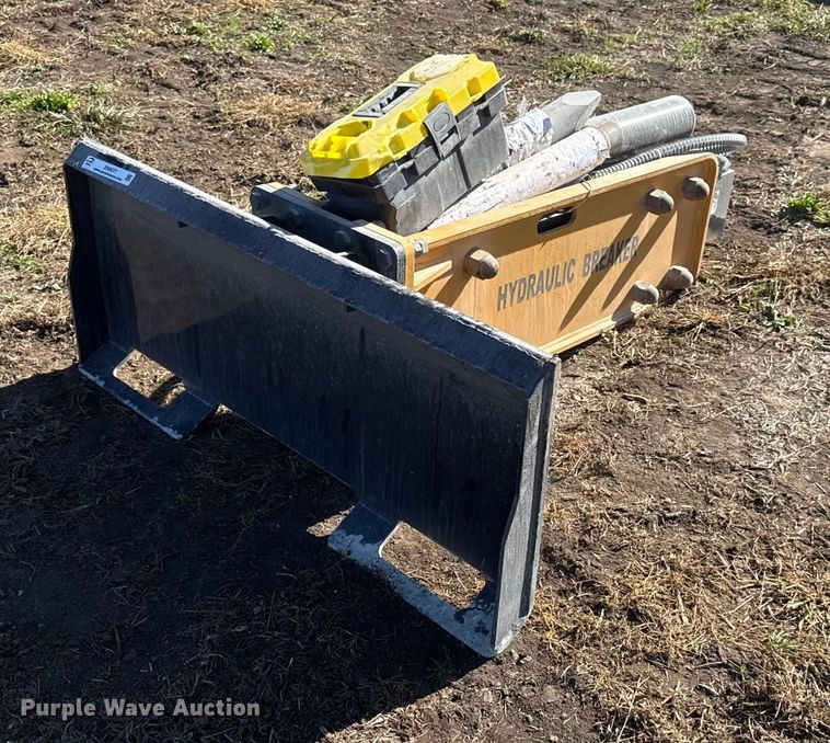 image for item EN0077 2025 Wolverine CB-11-750F skid steer breaker