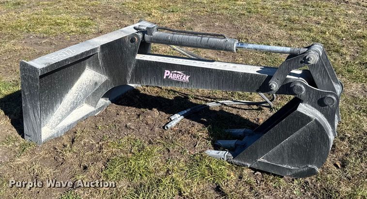 image for item EN0079 Pabreak skid steer backhoe