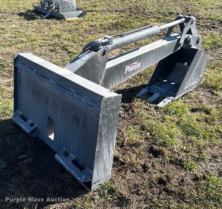 image for item EN0079 Pabreak skid steer backhoe