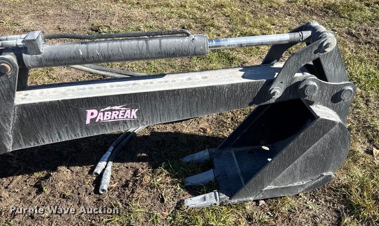 image for item EN0079 Pabreak skid steer backhoe