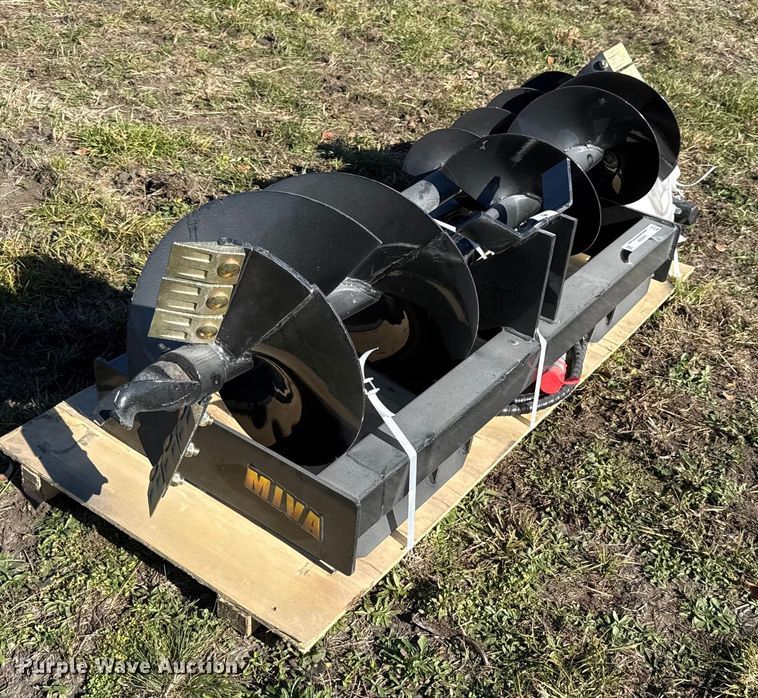 image for item EN0084 Miva skid steer auger