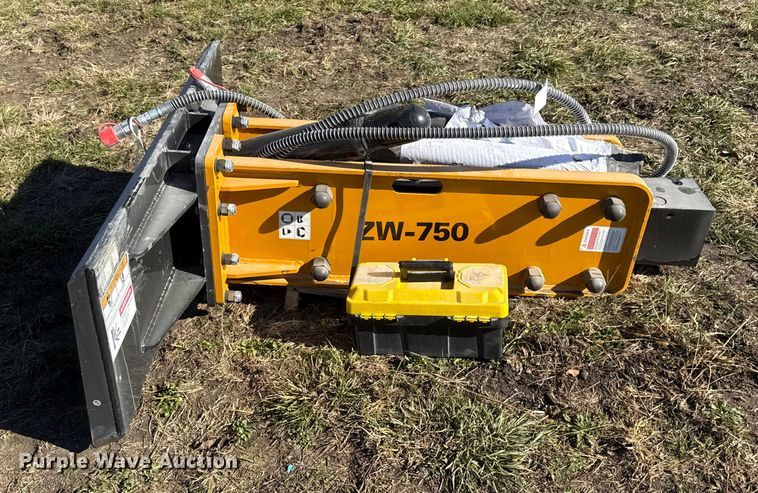 image for item EN0086 2025 Wolverine CB-11-750F skid steer breaker