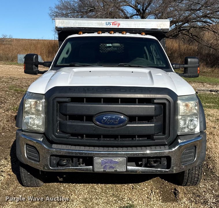 image for item EN0093 2015 Ford F550 Crew Cab dump truck