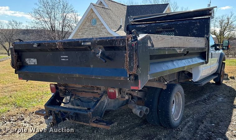 image for item EN0093 2015 Ford F550 Crew Cab dump truck