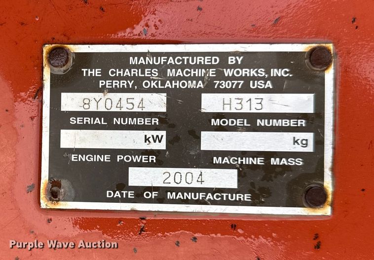 image for item EN0103 2004 Ditch Witch 3700 trencher