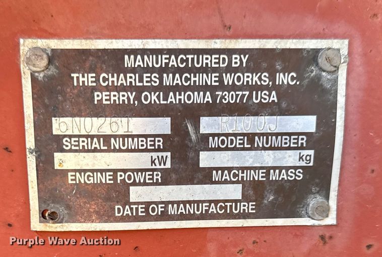 image for item EN0108 1996 Ditch Witch R100 rock saw