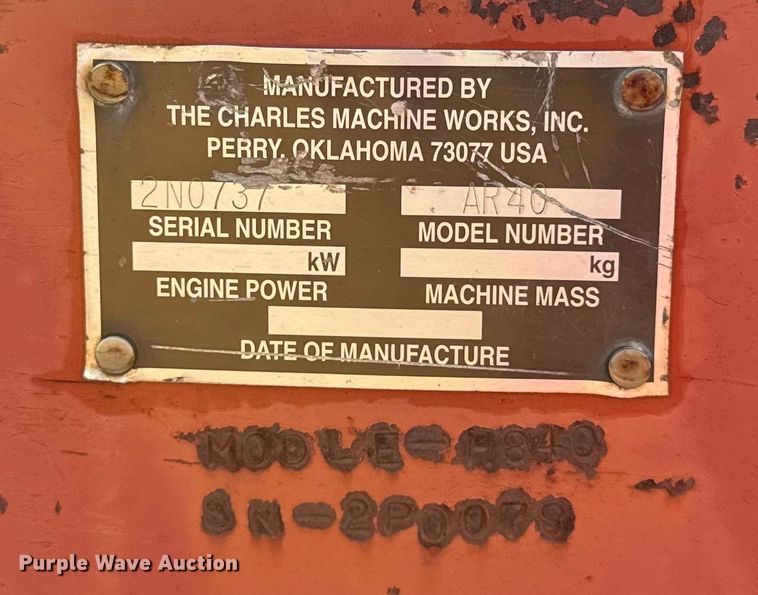 image for item EN0108 1996 Ditch Witch R100 rock saw