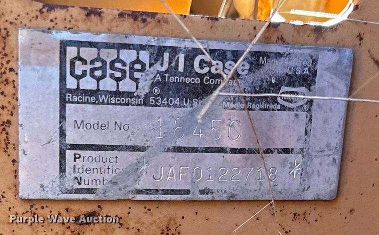 image for item EN0116 1994 Case 1845C skid steer loader