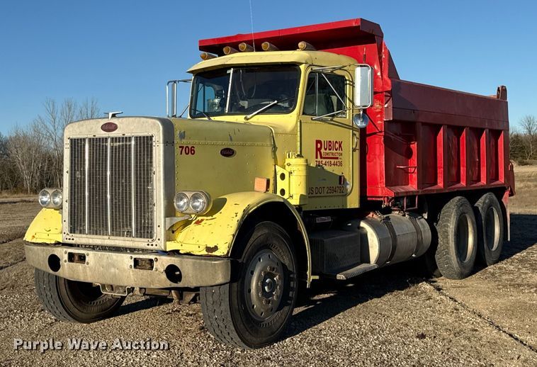 image for item EN0164 1981 Peterbilt 359 dump truck