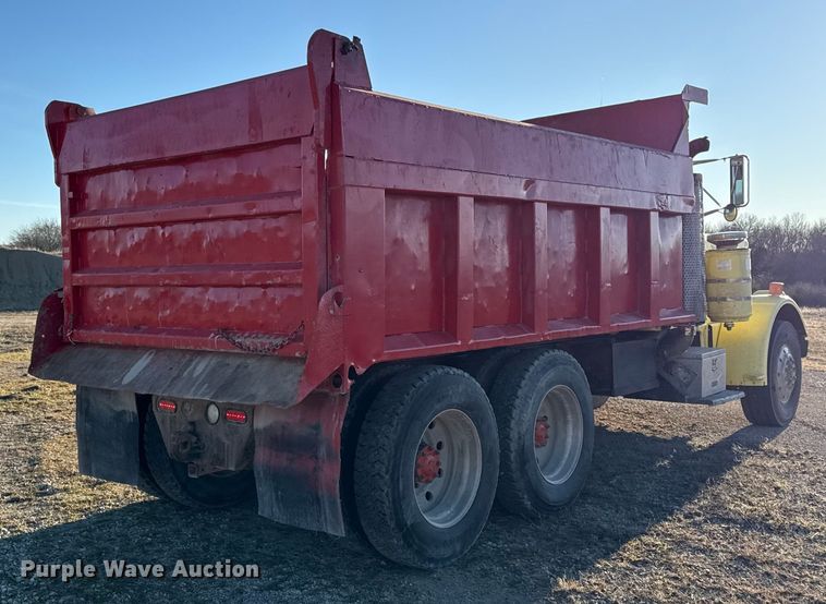 image for item EN0164 1981 Peterbilt 359 dump truck