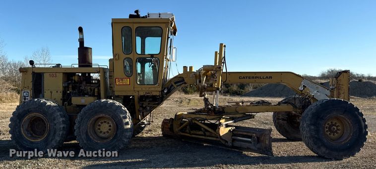 image for item EN0165 1980 Caterpillar 14G motor grader
