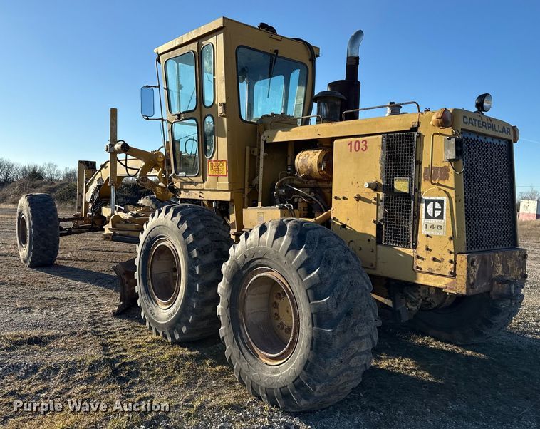 image for item EN0165 1980 Caterpillar 14G motor grader