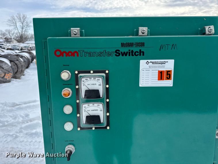 image for item EN0722 Onan 30.0EK-15R/23642R generator