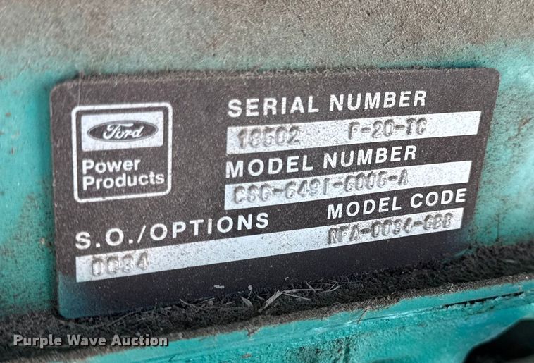 image for item EN0724 Onan 30.0EK-15R/23642R generator