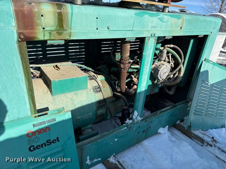 image for item EN0727 Onan 30.0EK-15R/27238N generator