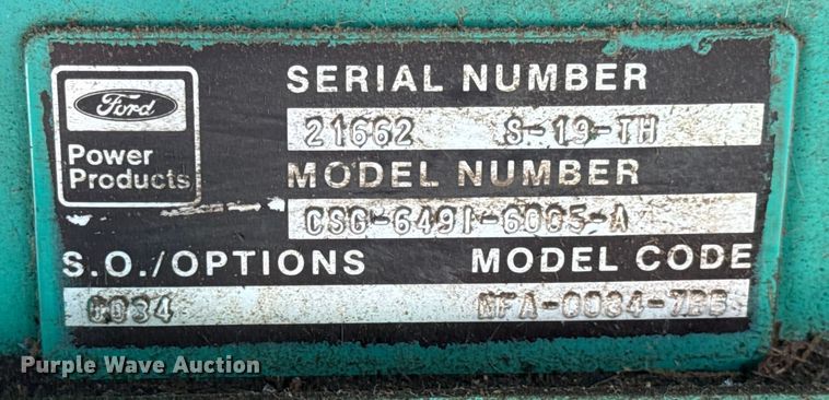 image for item EN0729 Onan 30.0EK-15R/23642R generator