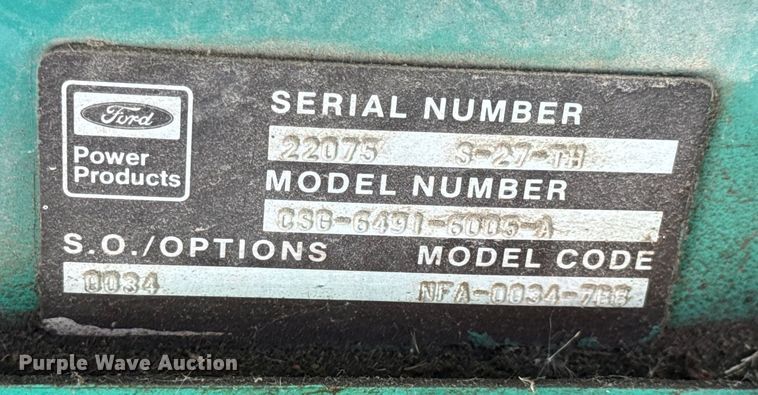 image for item EN0730 Onan 30.0EK-15R/23642R generator