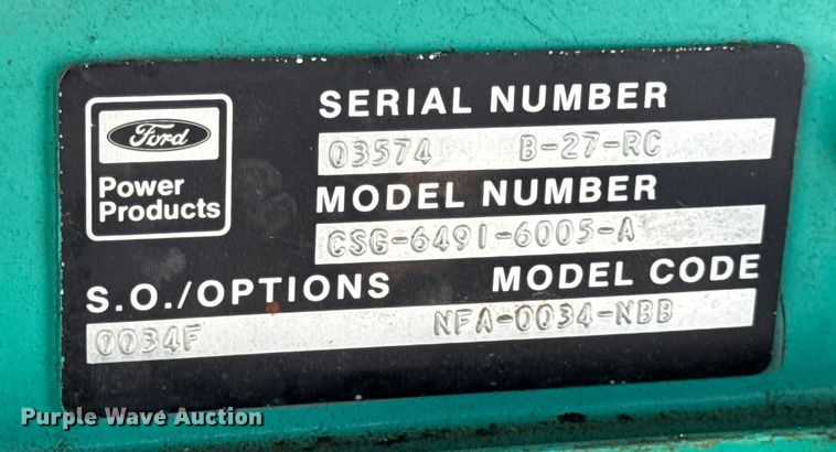 image for item EN0735 Onan 35EK generator