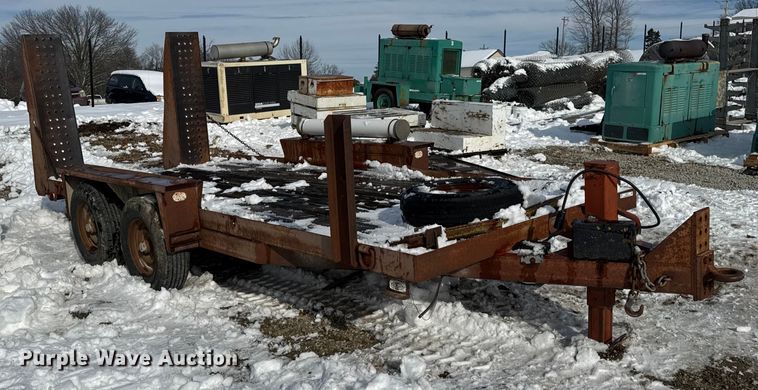 image for item EN0737 1992 Belshe equipment trailer