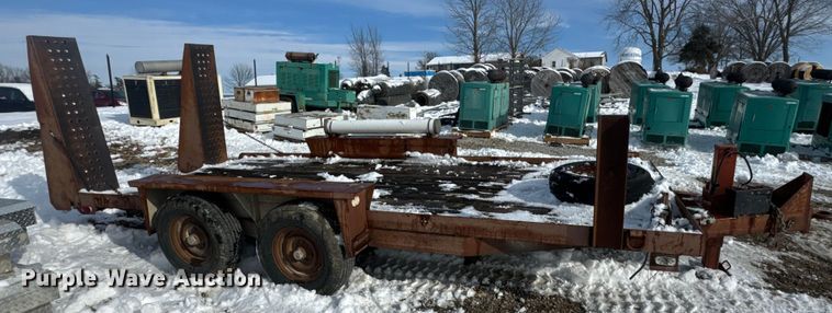 image for item EN0737 1992 Belshe equipment trailer