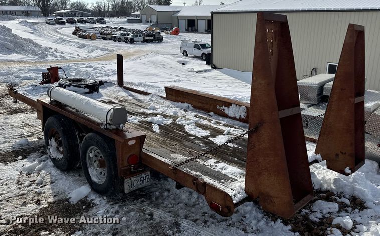 image for item EN0737 1992 Belshe equipment trailer