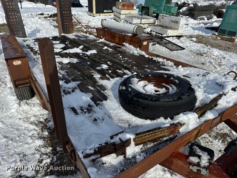 image for item EN0737 1992 Belshe equipment trailer