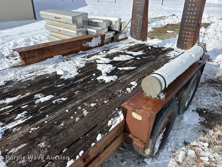 image for item EN0737 1992 Belshe equipment trailer