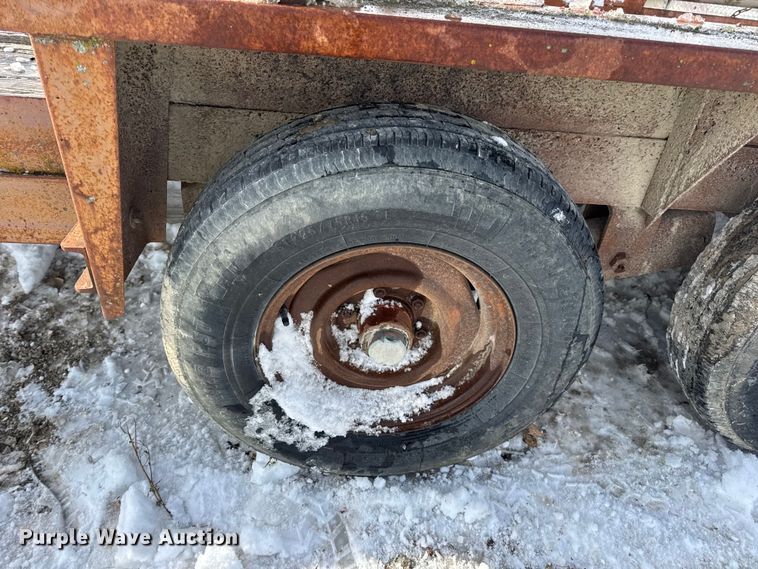 image for item EN0737 1992 Belshe equipment trailer