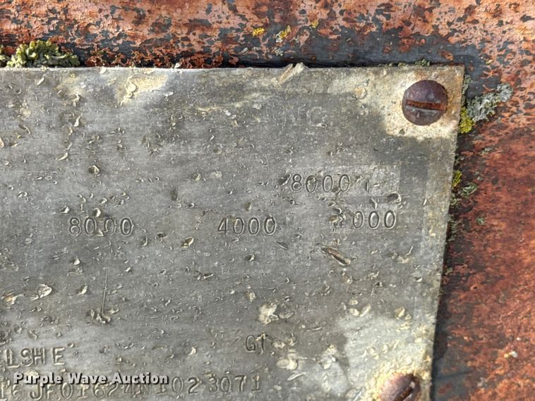 image for item EN0737 1992 Belshe equipment trailer