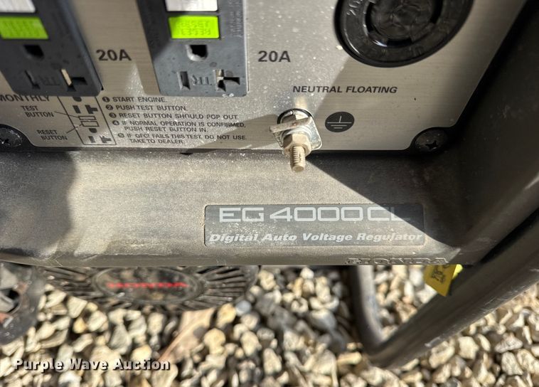 image for item EN0741 (5) Honda generators