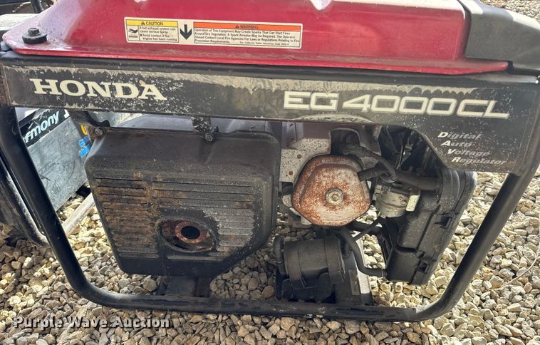 image for item EN0741 (5) Honda generators